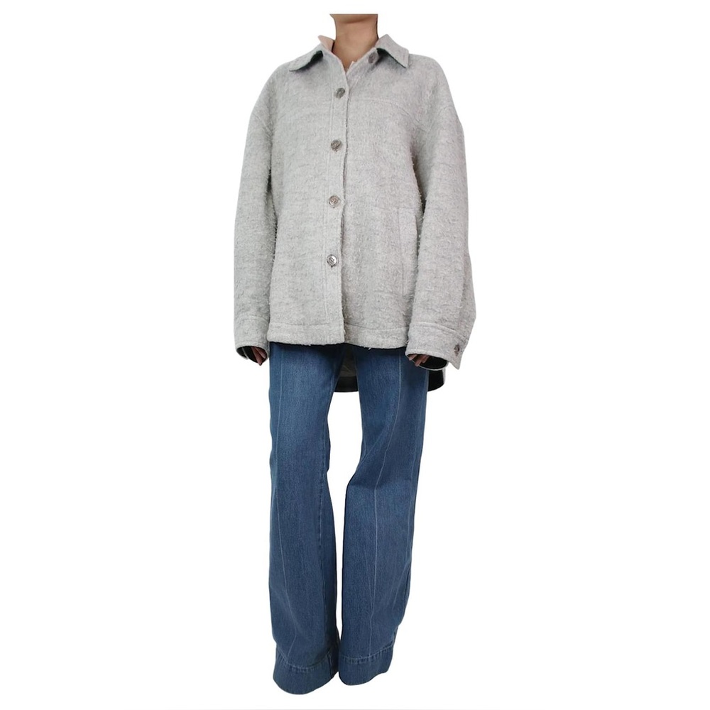 Acne studios grey wool jacket